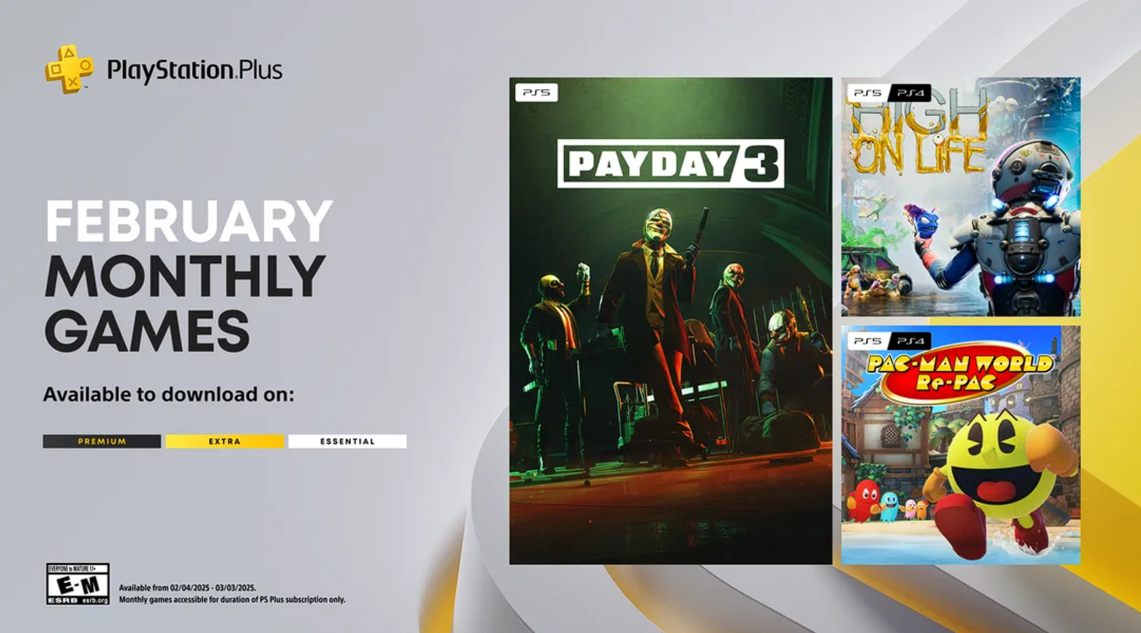 PS Plus February Essential Line-up